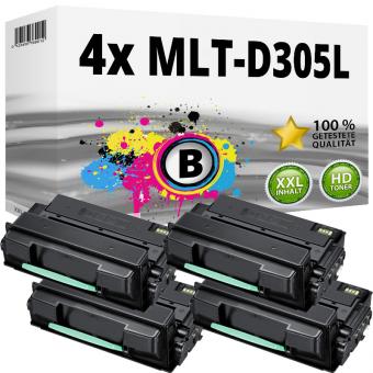 4x Alternativ Samsung MLT-D305L Toner Schwarz Set 